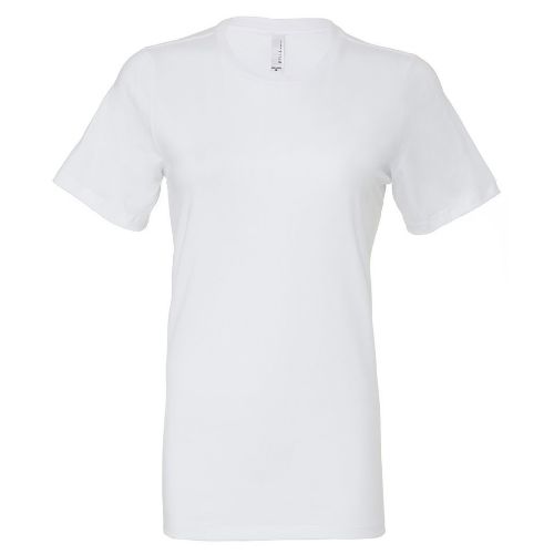Bella Canvas Women's Relaxed Jersey Short Sleeve Tee White